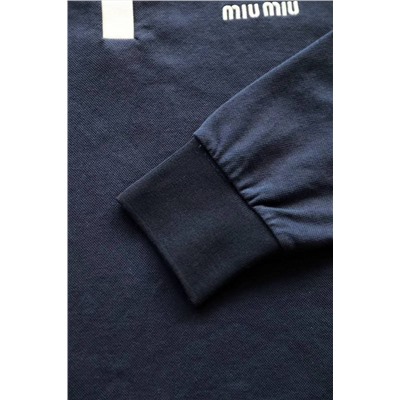 Поло с длинным рукавом   Mi*u Mi*u