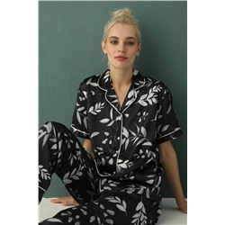 ARCAN Mihra Saten Kısa Kol Düğmeli Pijama Takımı 90305-6