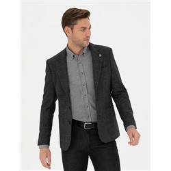 Füme Slim Fit Ceket