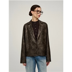 Куртка-жакет из эко-кожи