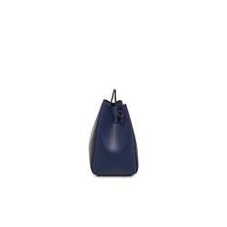 Bolso de piel y neceser Jane Azul marino