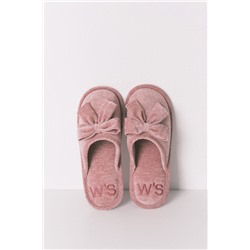 Zapatillas cerradas chenilla rosa