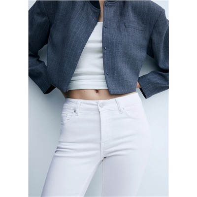 Jeans flare tiro medio