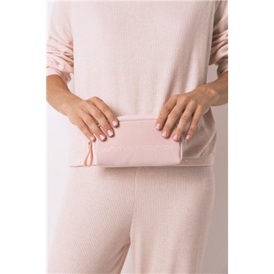 Neceser pequeño rubber rosa