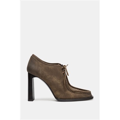 ZAPATO TACÓN CORDONES