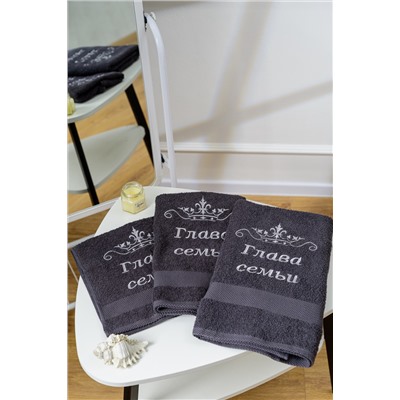 14419/4 Глава семьи полотенце махровое плотность 400 гр