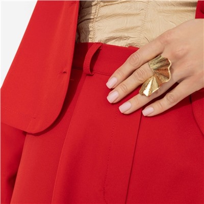 Брючный костюм со съемным воротником-воланом, Всегда вовремя, всегда стильно (2 в 1 с воротником)