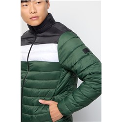 Anorak Caqui y blanco