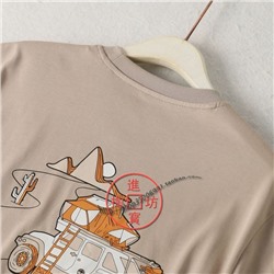 Хлопковая футболка унисекс с принтом на спине ТИМБЕРЛЕН*Д