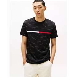 Signature Flag Stripe Logo T-Shirt