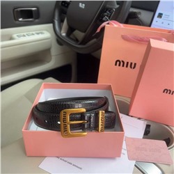 Ремень из натуральной кожи МИУ МИ*У