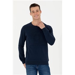 Erkek Lacivert Sweatshirt