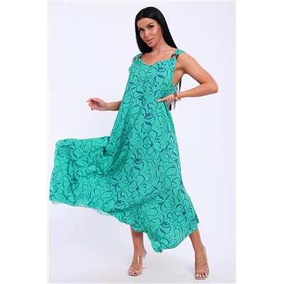 Сарафан летний больших размеров пляжный домашний 5739