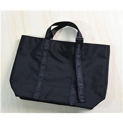 Холщовая сумка большой вместимостью, карман на магнитной пряжке ТОММИ ХИЛФИГЕ*Р