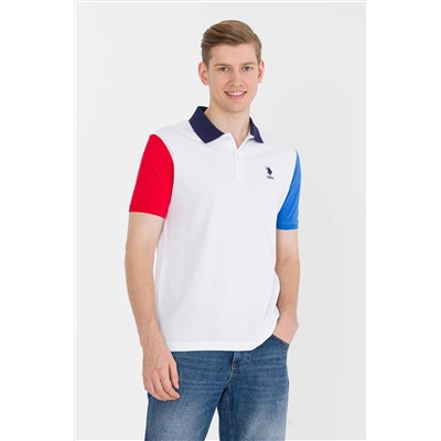 Erkek Beyaz Polo Yaka Tişört