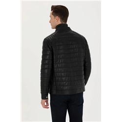 Erkek Siyah Deri Ceket