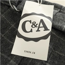 Шерстяные брюки-сигареты  C&*A  Экспорт