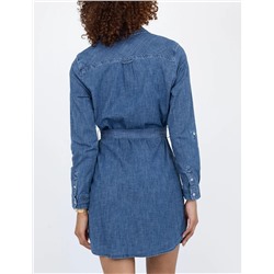 DENIM BUTTON DOWN DRESS