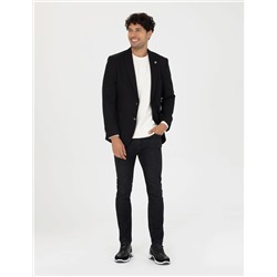 Siyah Ekstra Slim Fit Blazer Ceket