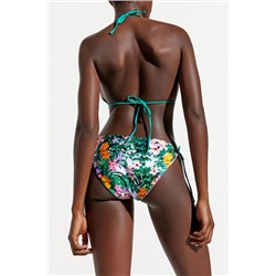 Braguita bikini floral reversible