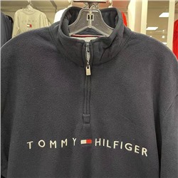 Флисовая толстовка с воротником-стойкой на молнии Tomm*y Hilfige*r ❌  Реплика 1:1