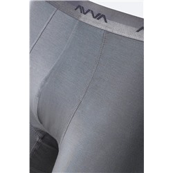 Avva Erkek Antrasit Düz Basic Soft Touch Tekli Boxer B009537