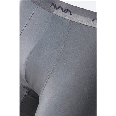 Avva Erkek Antrasit Düz Basic Soft Touch Tekli Boxer B009537