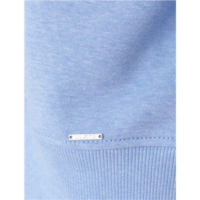 Свитшот свободный из петельчатого футера двухнитки с эластаном