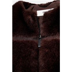 SHORT FAUX FUR COAT HEIQ XREFLEX™ SKI COLLECTION