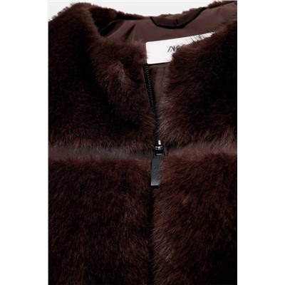 SHORT FAUX FUR COAT HEIQ XREFLEX™ SKI COLLECTION