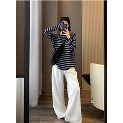 Широкие боюки с высокий талией и защипами в стиле бренда Onl*y