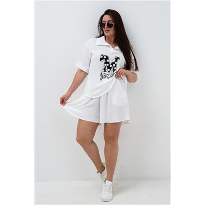 Комплект (рубашка+шорты) с печатью 52469