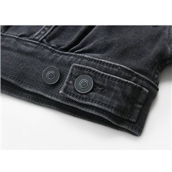 Juicy Couture ⭐️ хлопковая джинсовая укороченная куртка со стразами + шелковый шарфик   ✅материал: 74% хлопок; 22% полиэстер + спандекс