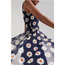 Vestido tul margaritas