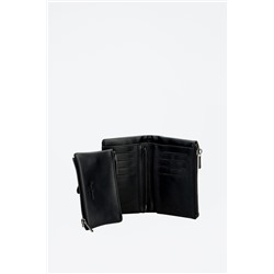 Monedero Lana Beige y negro