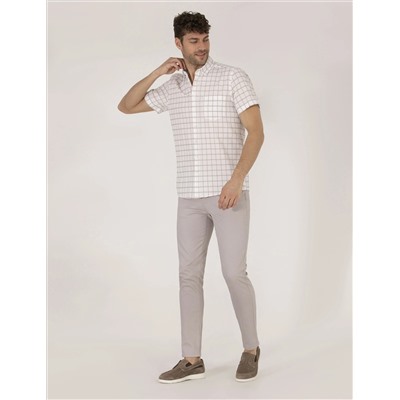 Haki Regular Fit Kısa Kollu Gömlek