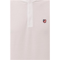 Erkek Beyaz Hakim Yaka Tişört