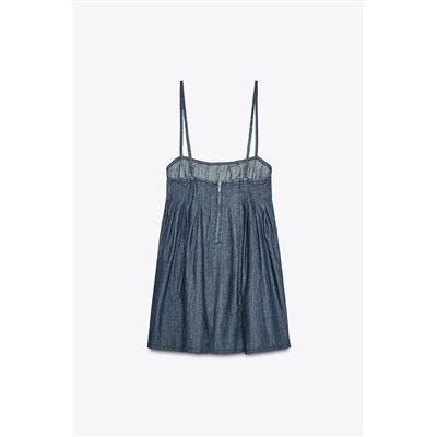 SHORT DENIM TRF DRESS