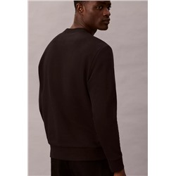 Fleece Layered Monogram Graphic Sweatshirt