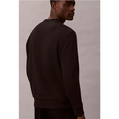 Fleece Layered Monogram Graphic Sweatshirt