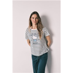 Pijama Hello Kitty manga corta algodón