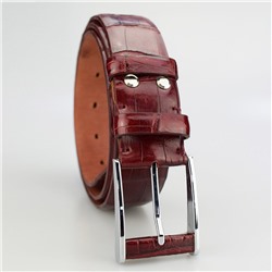 Ремень из кожи крокодила 40 мм