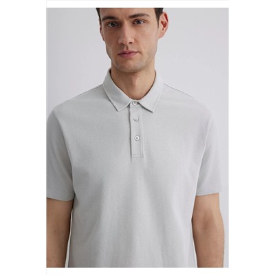 Mavi Gri Polo Tişört Regular Fit / Normal Kesim 0612633-70074