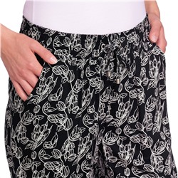 3/4 Damen Jogpants mit Zierbändern