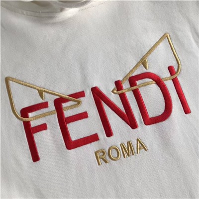 Толстовка худи с объемной вышивкой Fend*i 👀   Унисекс модель