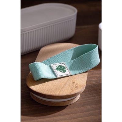 Magou Ahşap Kapaklı 2'li Lunch Box - Mint Yeşili - 2x500 ml