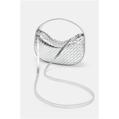 BRAIDED-EFFECT HANDBAG