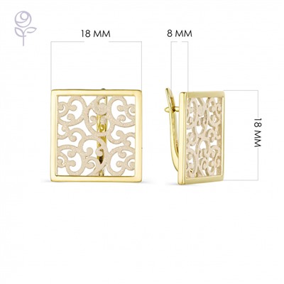 Серьги серебро 52836YH