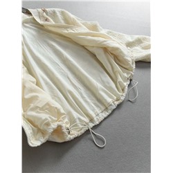 Красивый ажурный бомбер / куртка на молнии