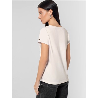 Футболка из премиального хлопка с эластаном